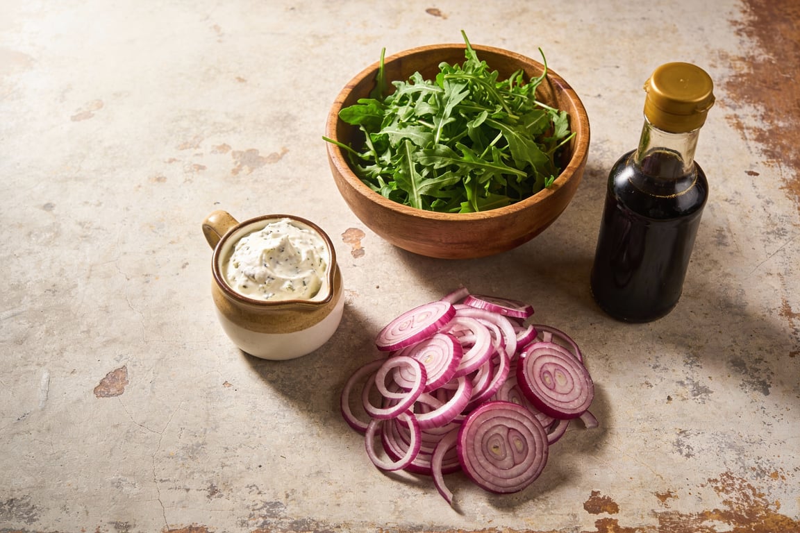 Flash-warming leftovers for a roast beef and horseradish wrap