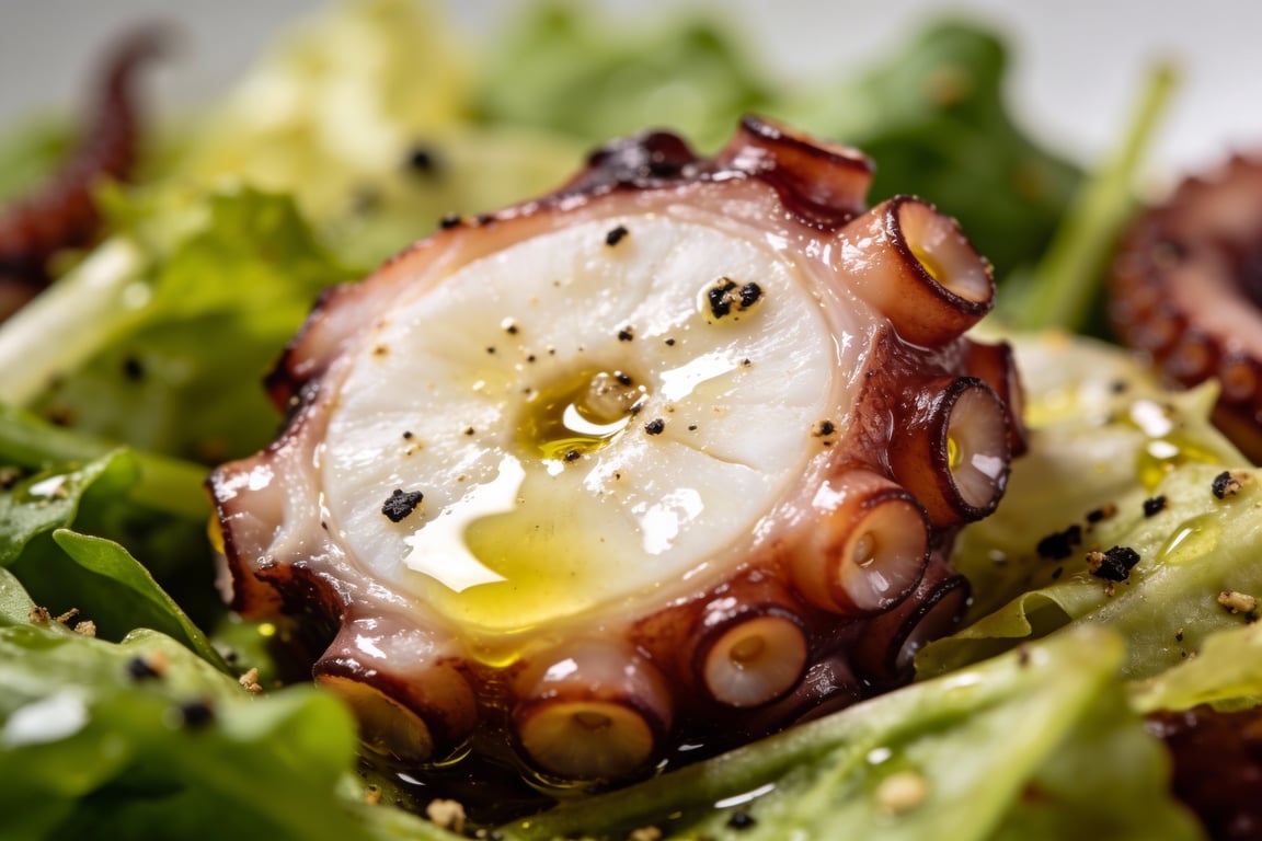 Salada de Polvo: A vibrant Portuguese Octopus Salad with cilantro and peppers