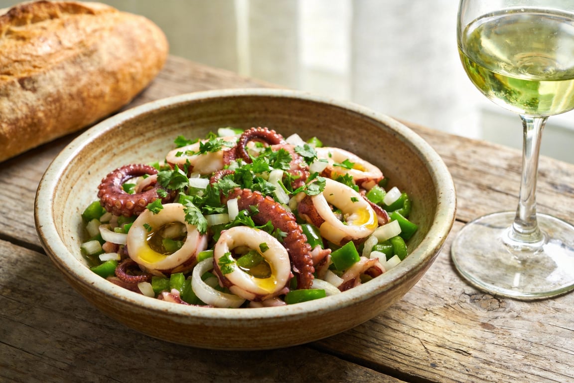 Salada de Polvo - Portuguese Style Octopus Salad