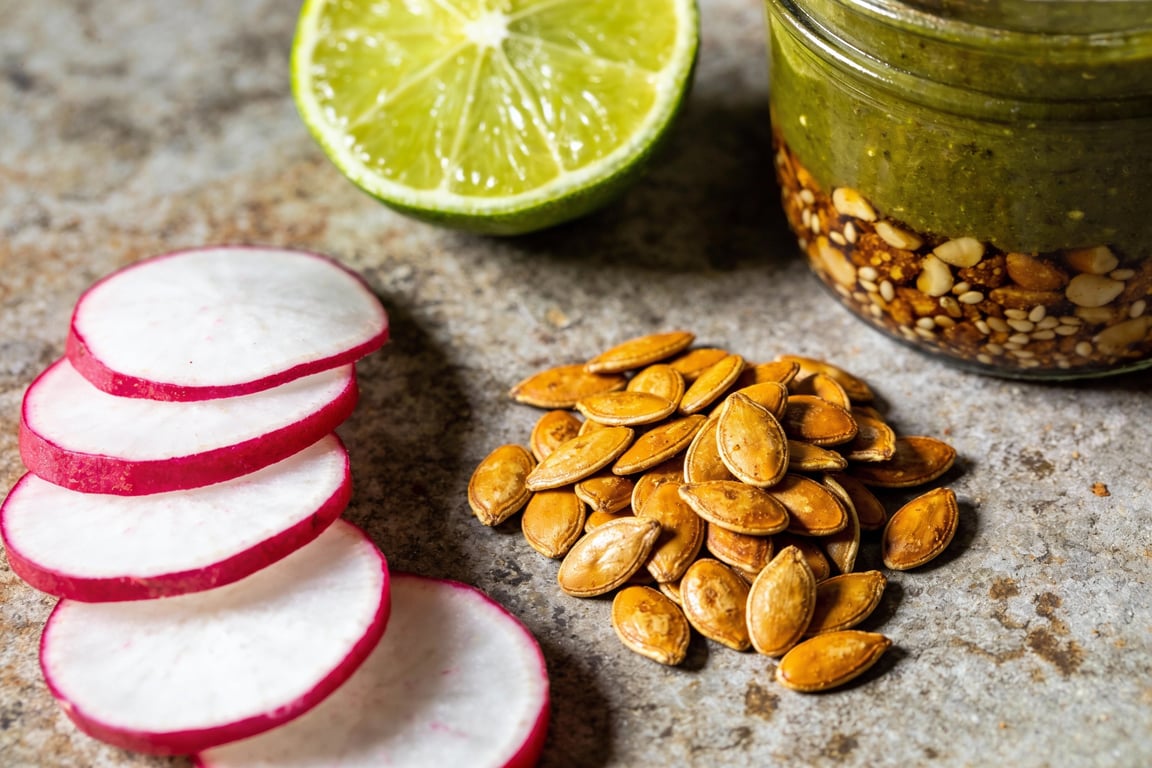 Ingredients for Savory Mexican Cottage Cheese Bowl