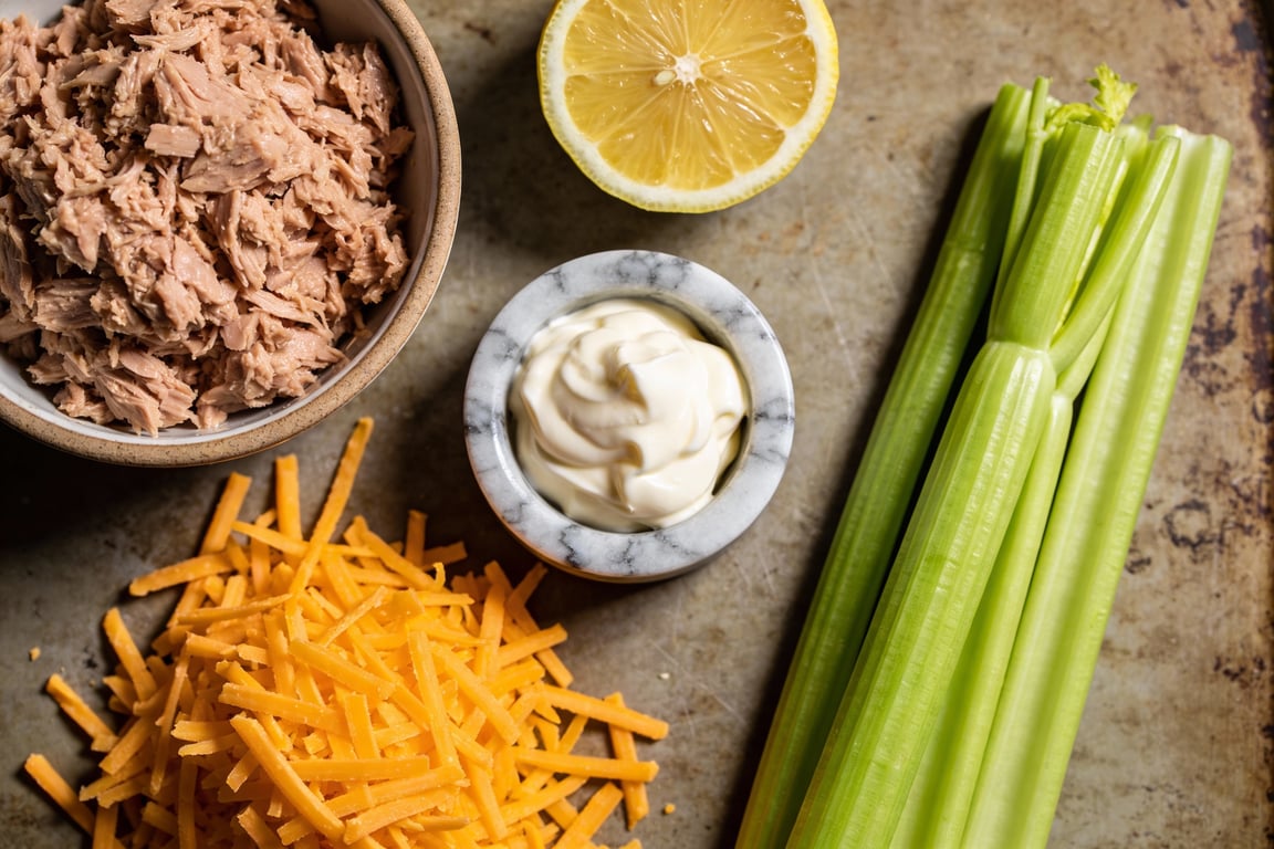 Customized zones for tuna melts for a crowd