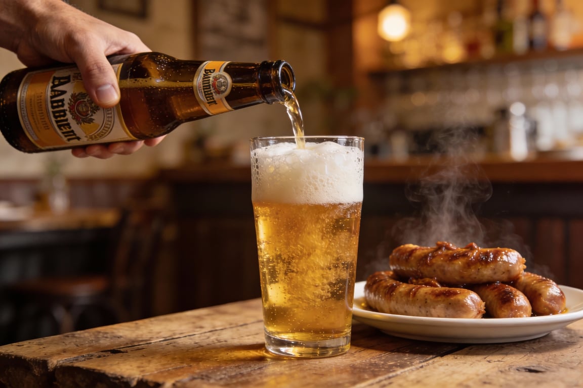 German style sausages slow cooker method with onion trivet