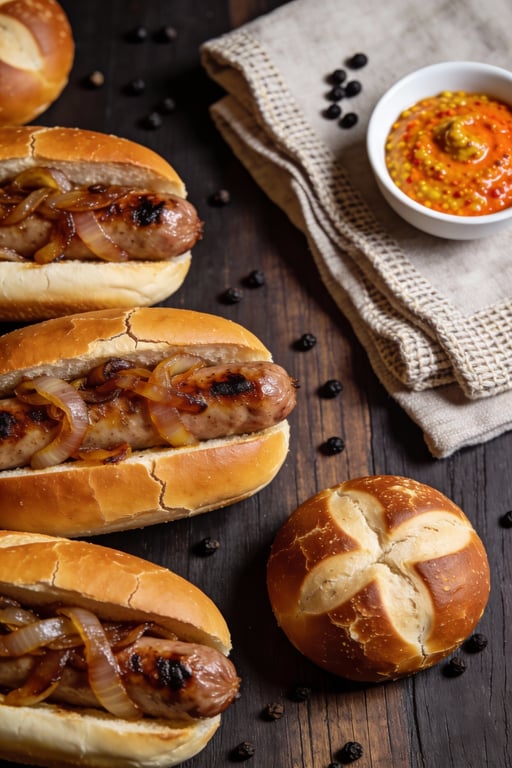 Slow Cooker Beer-Braised Brats & Caramelized Onions