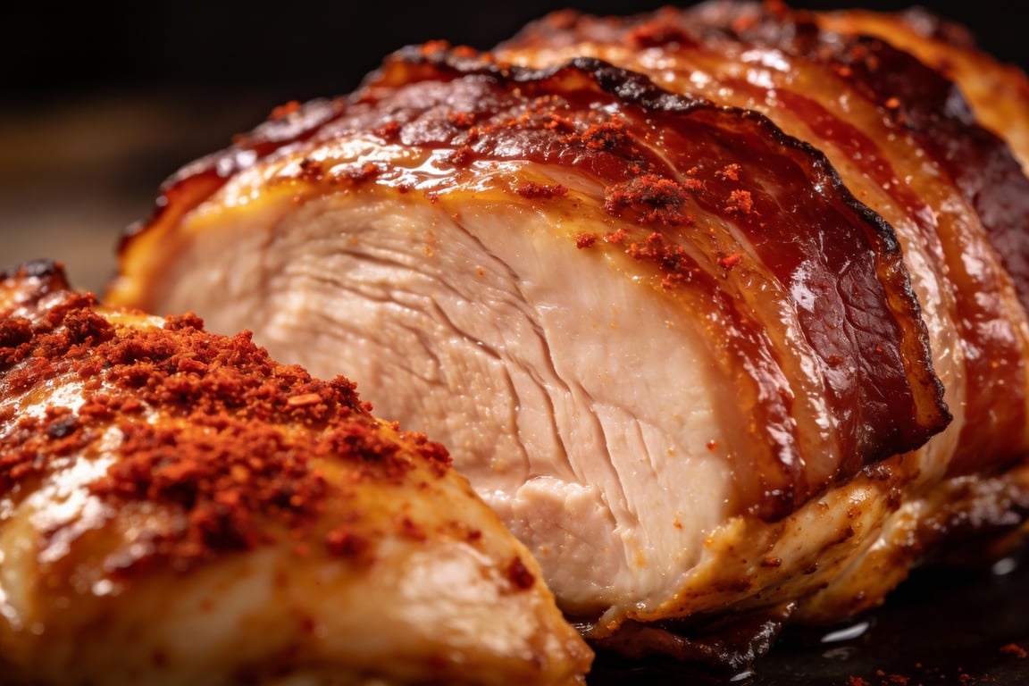 Smoked Bacon-Wrapped Jalapeño Popper Stuffed Chicken preparation