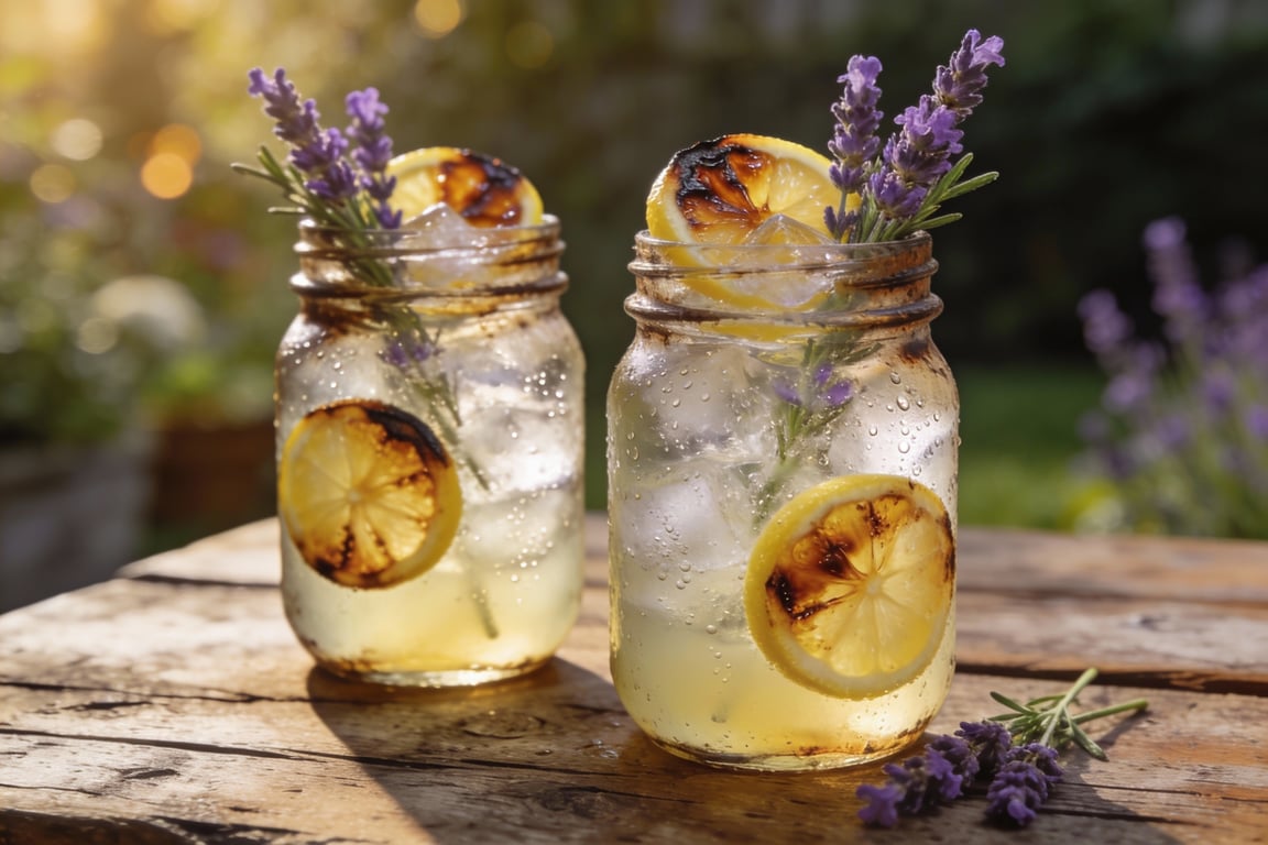 Smoked Lavender & Grilled Lemonade