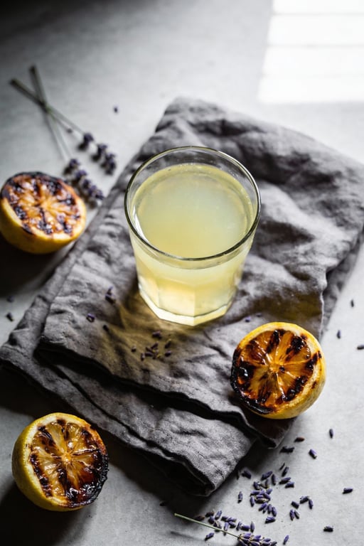 Smoked Lavender & Grilled Lemonade