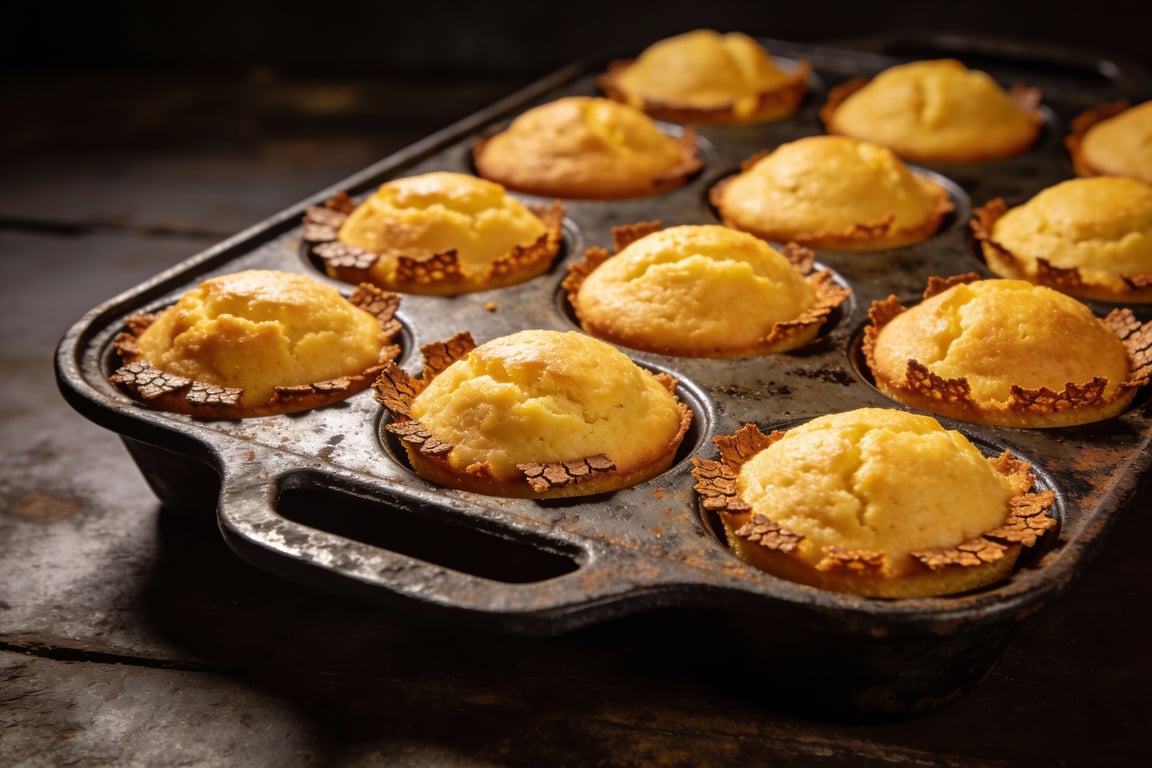 Sizzling cast iron cornbread recipe