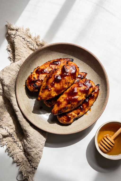 Smoky Grilled Tenders with Memphis Honey BBQ
