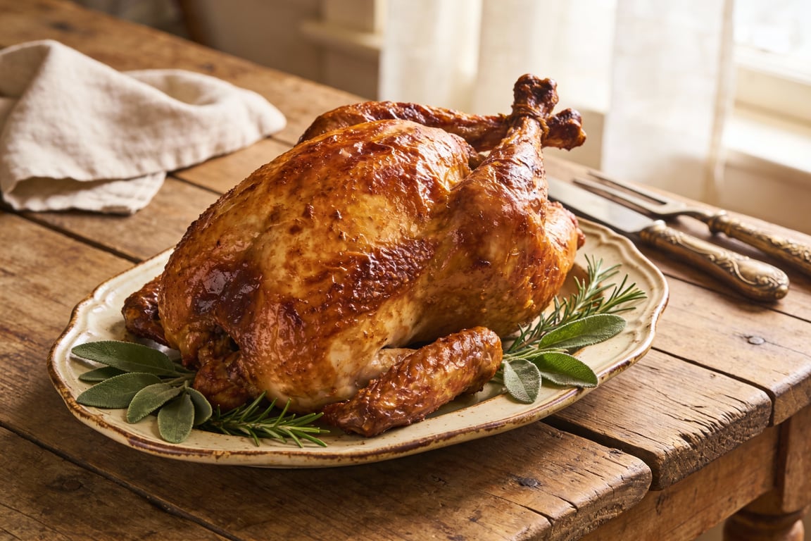 Mama Pearl’s Southern Buttermilk-Brined Roasted Turkey