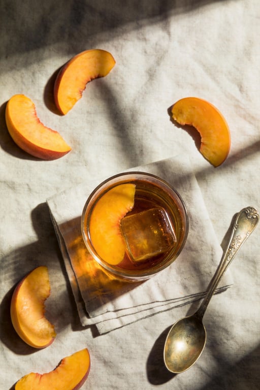 Southern Peach & Bourbon Manhattan