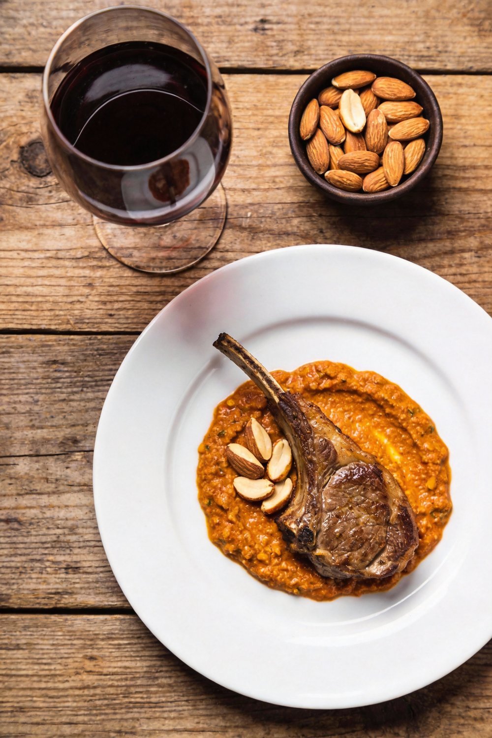 Spanish Veal Chops with Romesco