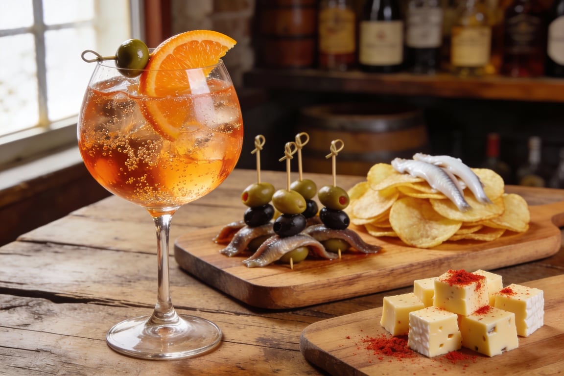 Aperol Spritz y Tapas: The Art of the Spanish Aperitivo