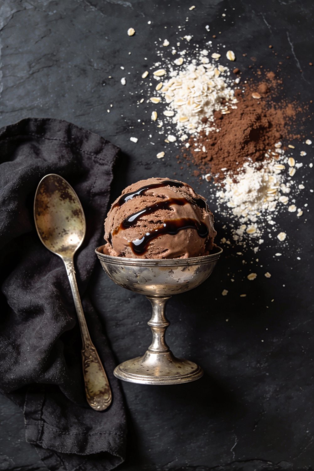 Stout-Infused Chocolate Malt Ice Cream