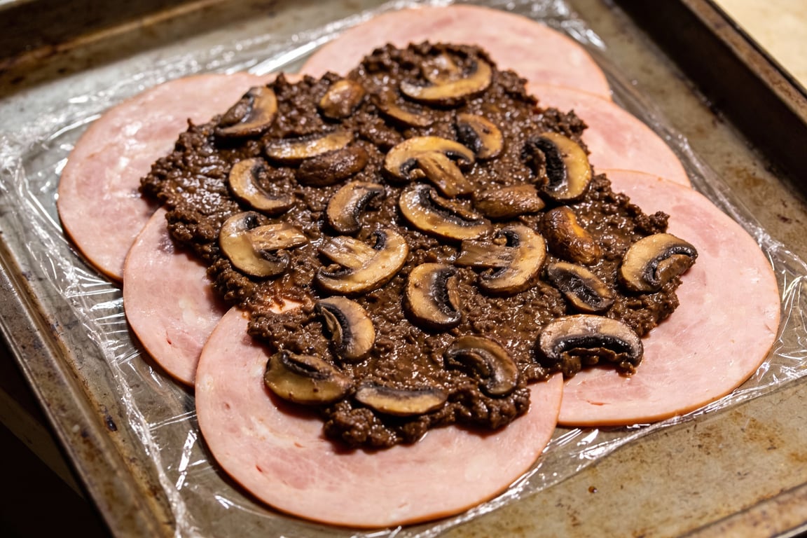 Supper Club Beef Wellington preparation