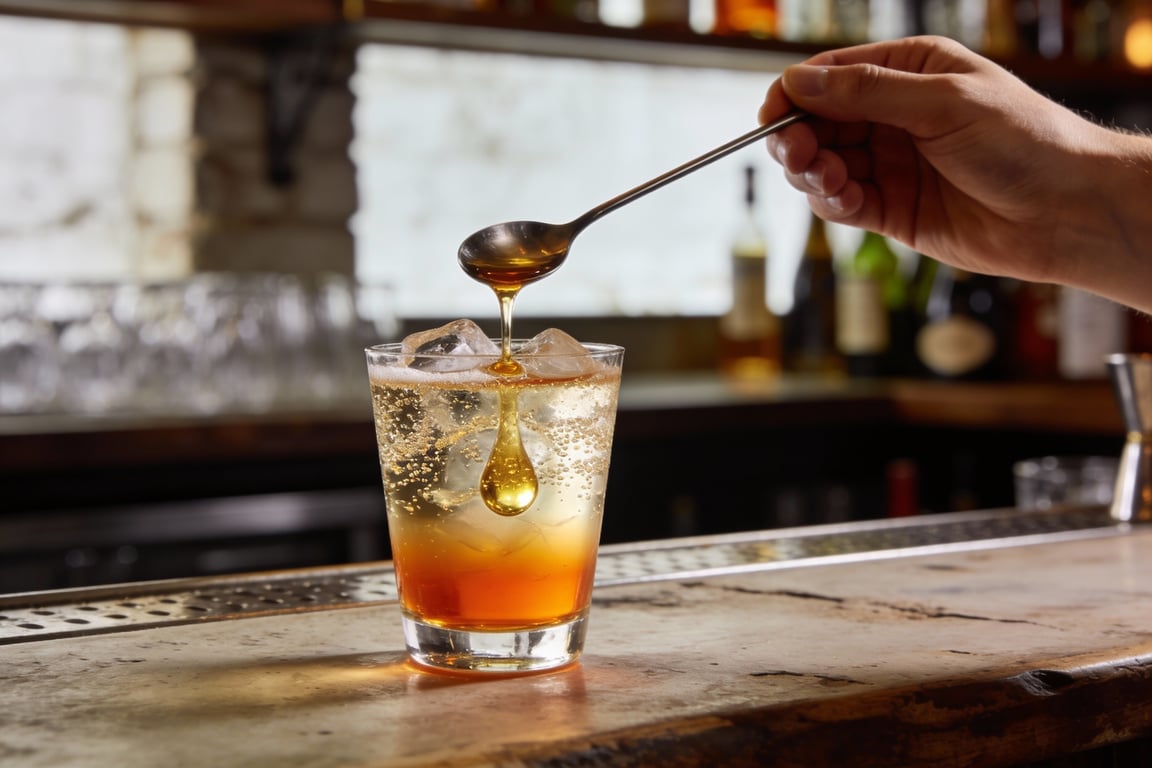 Classic Italian Aperitivo preparation - The Gentle Lift technique