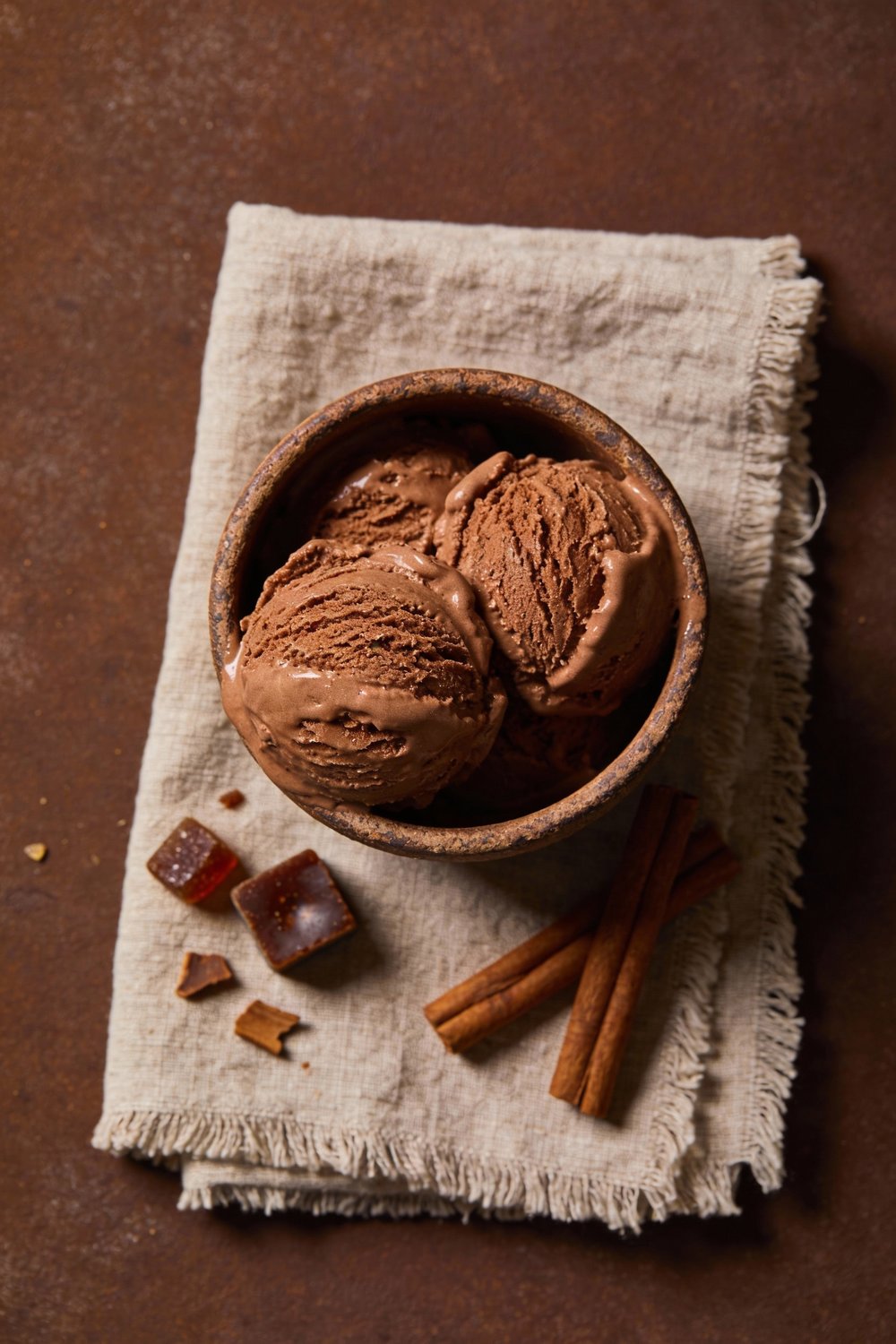 Traditional Mexican Chocolate & Cinnamon Ice Cream