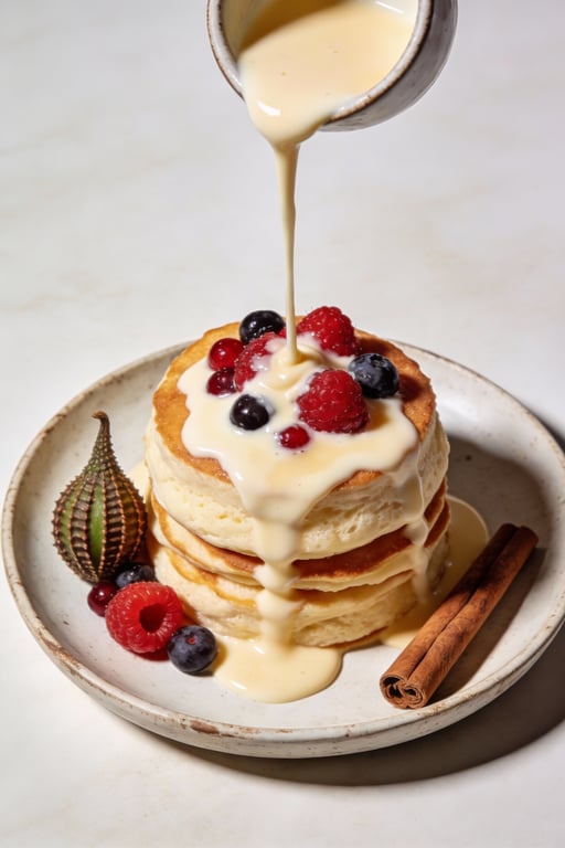 Oaxacan-Style Tres Leches Soufflé Pancakes (Hotcakes de Soufflé con Tres Leches)
