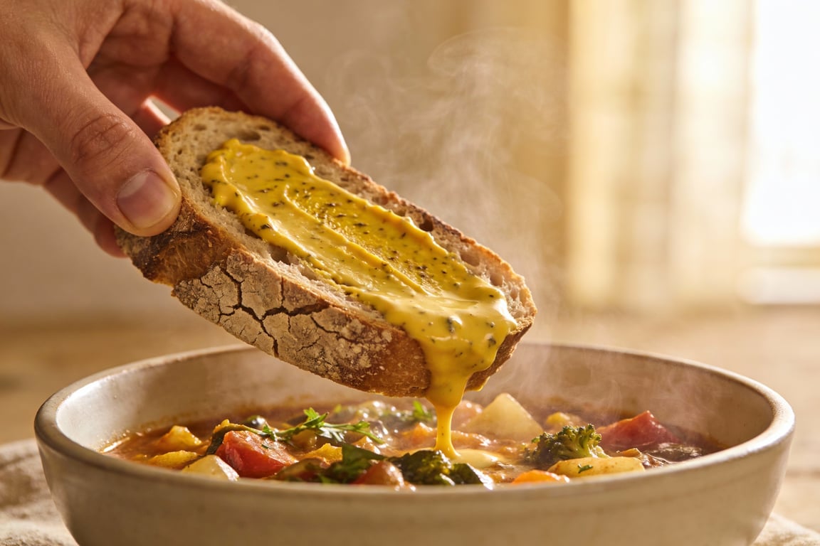 The secret umami stack for this plant-based seafood stew using miso and dulse