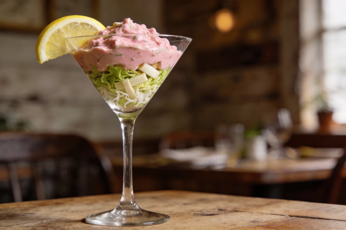 Mixing hearts of palm with vegan marie rose sauce