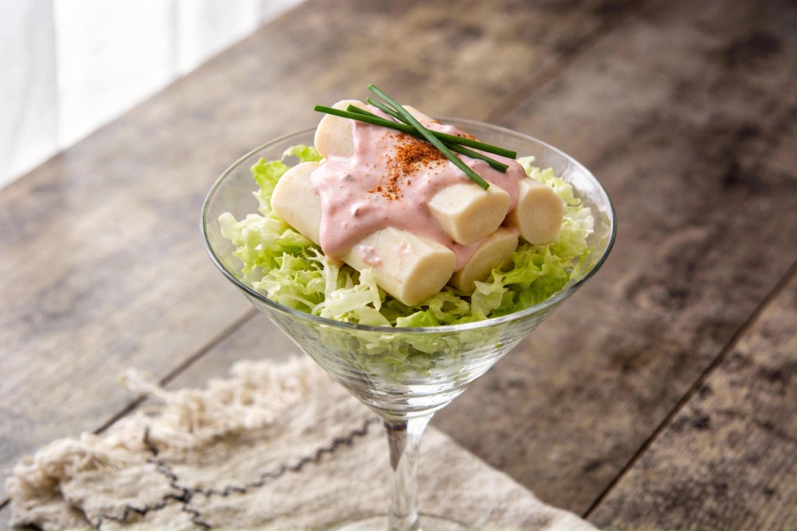 The Ultimate Vegan 'Prawn' Cocktail with Hearts of Palm