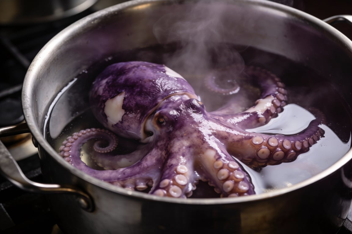 Vintage New England Seafood Salad Serving Suggestion