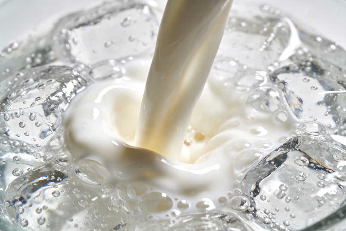 Ingredients for the viral dirty coconut lime sparkler