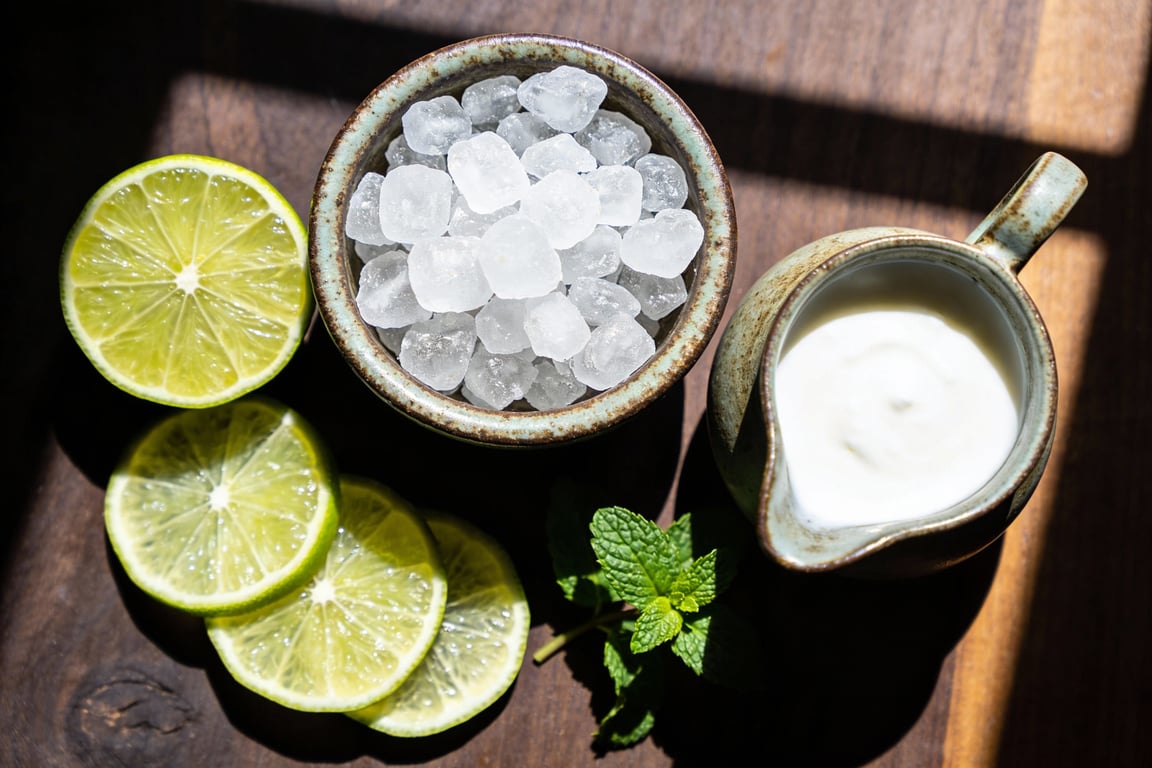 The coconut cloud effect in a dirty coconut lime sparkler