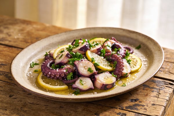 Zesty Mediterranean Octopus Salad (Ensalada de Pulpo)