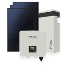 Střídač Solax + baterie Solax triple power + panely Aiko