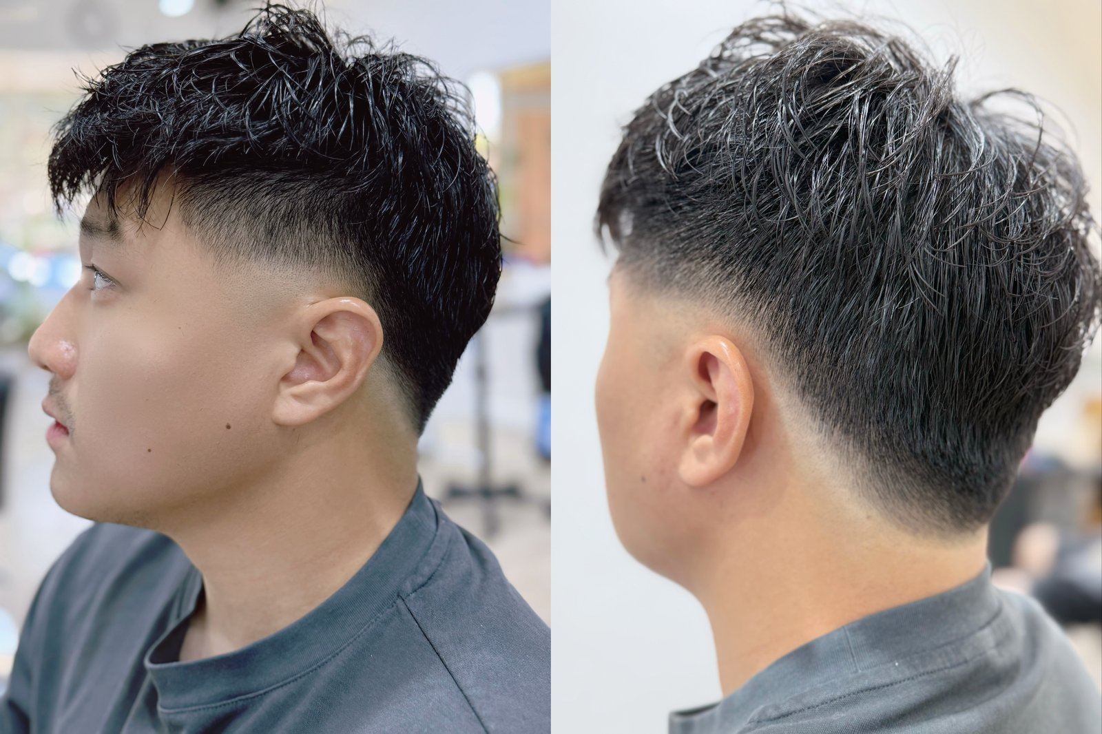 Low Fade with Textured Top
