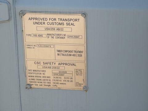 2026 40HQ Storage Container (One Trip) — photo 6