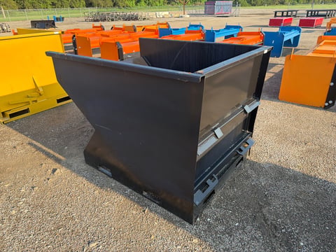 Kit Containers 2 Yard Skid Steer Trash Hopper — photo 4