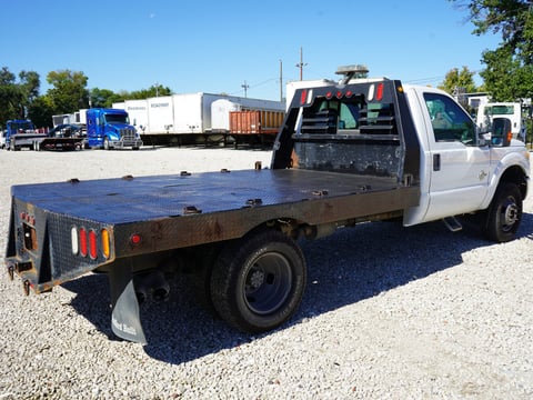2012 Ford F-350 Flatbed Truck — photo 4