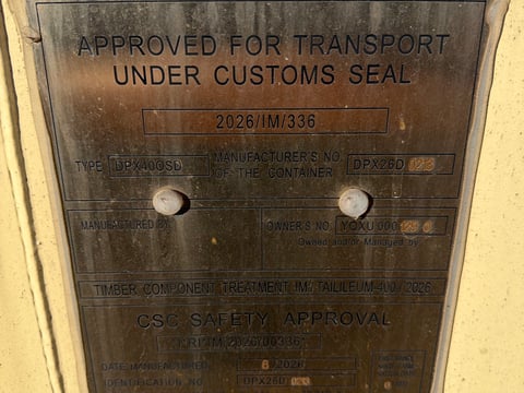 2026 DPX40OSD 40ft High Cube Shipping Container w/ (2) Side Doors and End Door (One Trip) — photo 15