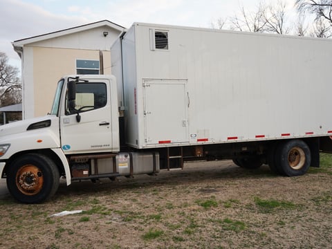 2012 Hino 338 Cargo Truck — photo 1