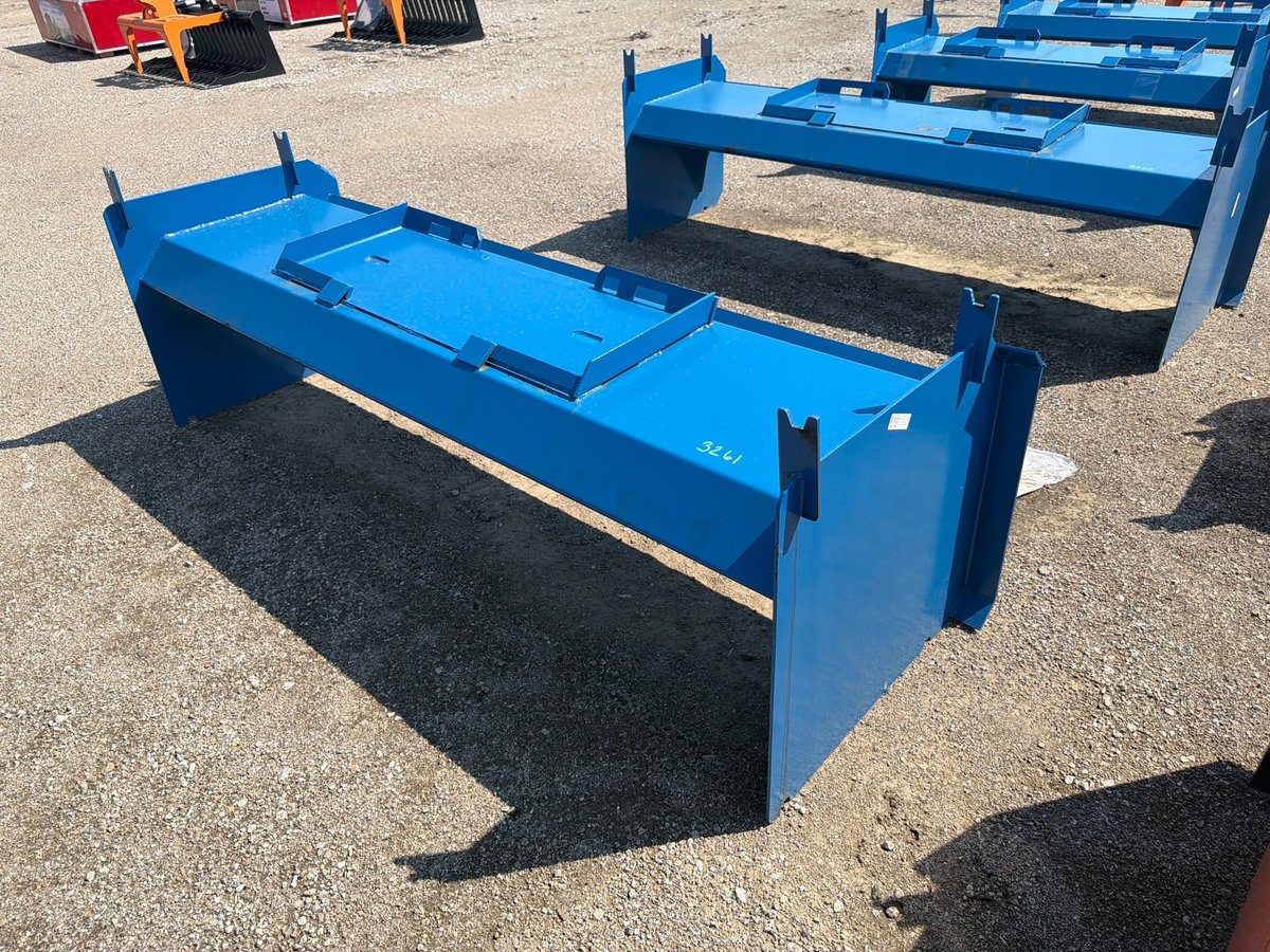 Kit Containers 8' Skid Steer Economy Pusher