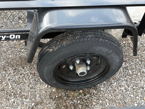 Carry-On 4ft x 6ft Mesh Floor Utility Trailer — No Title, Bill of Sale Only — photo 6