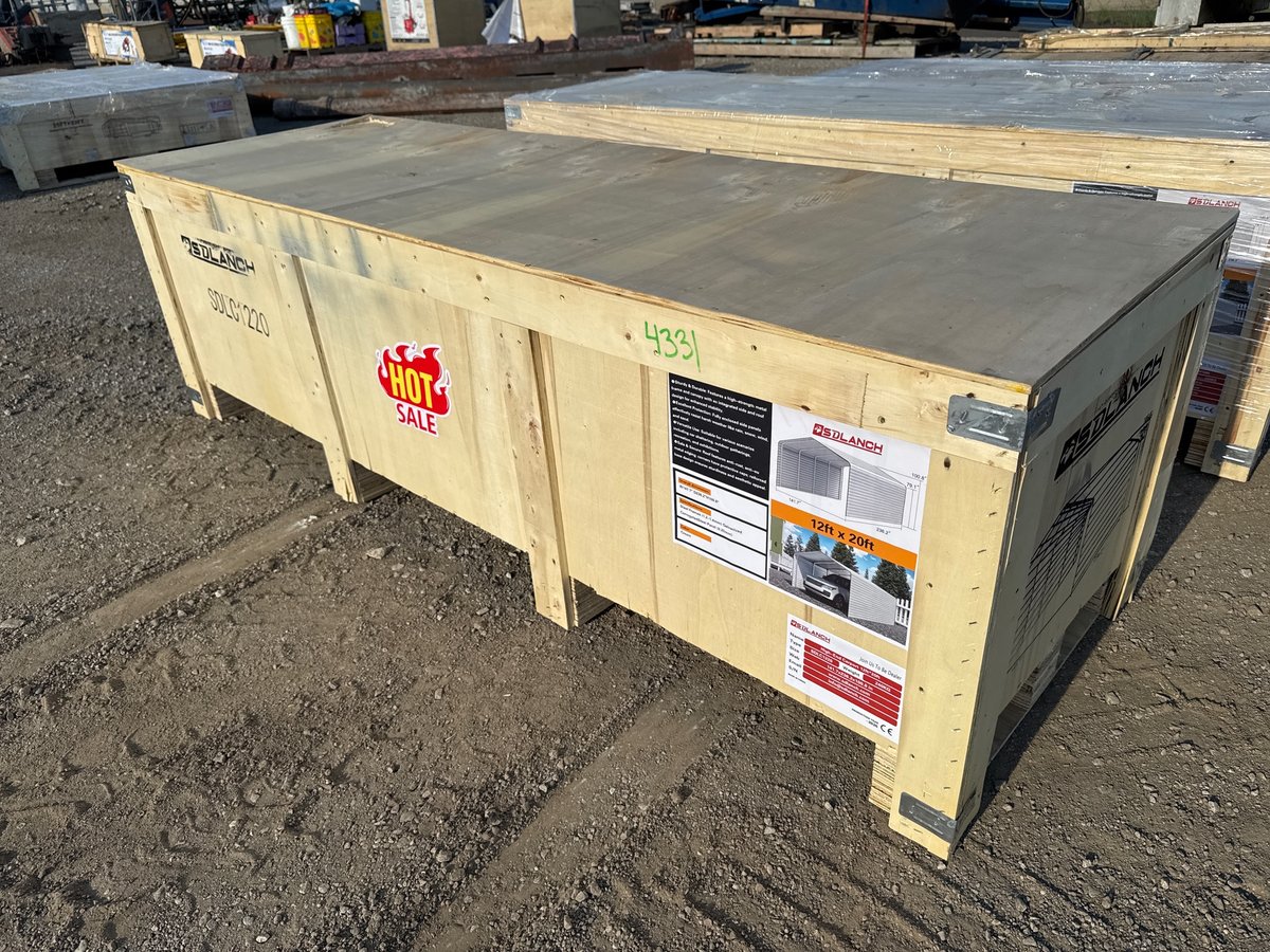 SDLANCH SDLC1220 12ft x 20ft High-End Carport (Unused)