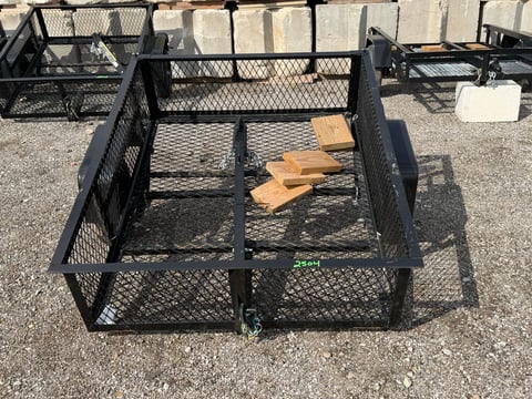 Carry-On 4ft x 5ft High Mesh Side Utility Trailer — No Title, Bill of Sale Only — photo 2