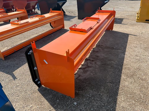 Kit Containers 12' Skid Steer Pusher with Replaceable Shoes and Blade — photo 2