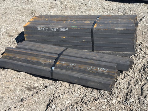 (48) 3in x 2in Steel Rectangular Tubing, 2 Bundles, 48in Long — photo 1