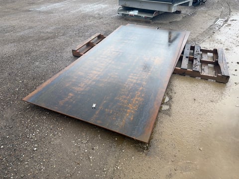 Qty of 2 — 2026 SKLP 5ft x 10ft Steel Plates, 0.4 in Thick (Unused) — photo 4
