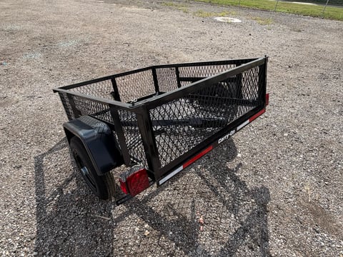 Carry-On 4ft x 5ft High Mesh Side Utility Trailer — No Title, Bill of Sale Only — photo 5