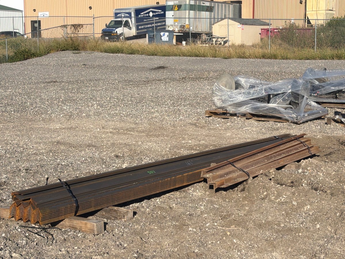 Steel Angle Iron Bundle, 160in Long, with Assorted Angle & Channel