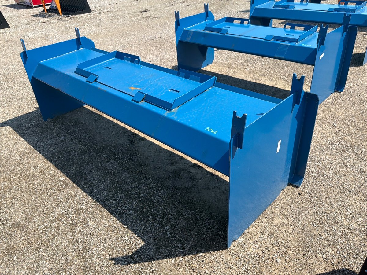 Kit Containers 8' Skid Steer Economy Pusher
