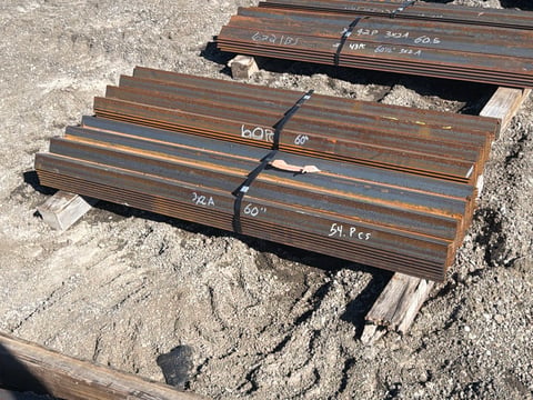 (114) 3in x 2in Steel Angle Iron, 2 Bundles, 60in Long — photo 2