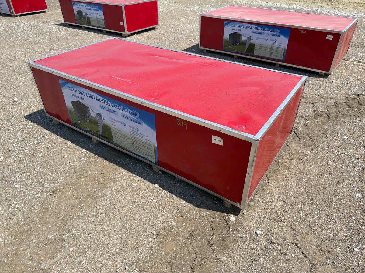 2026 SKLP SK-ZP20 ALL-STEEL GARAGE CARPORT (Unused)