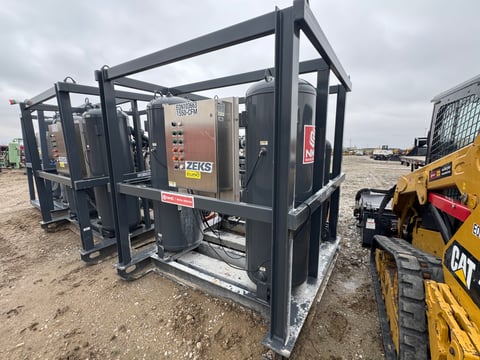2019 Zeks 1550CFM Eclipse Skid-Mounted Desiccant Air Dryer System — photo 1