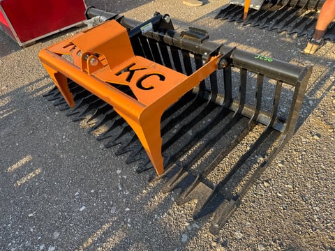 Kit Containers 76" Skid Steer Skeleton Grapple Single Cylinder — photo 1
