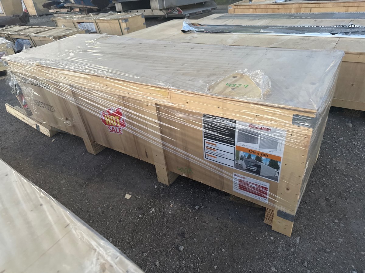 SDLANCH SDLC1220 12ft x 20ft High-End Carport (Unused)